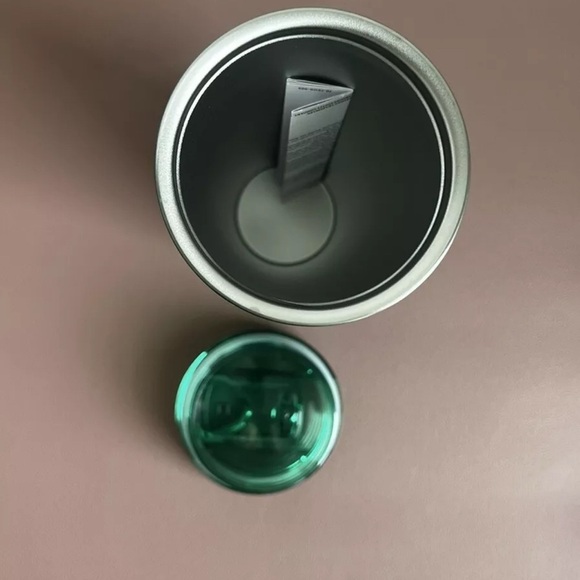 Starbucks 2024 Logo Band Anniversary Green Glitter SS Cold Brew Tumbler - Picture 5 of 7